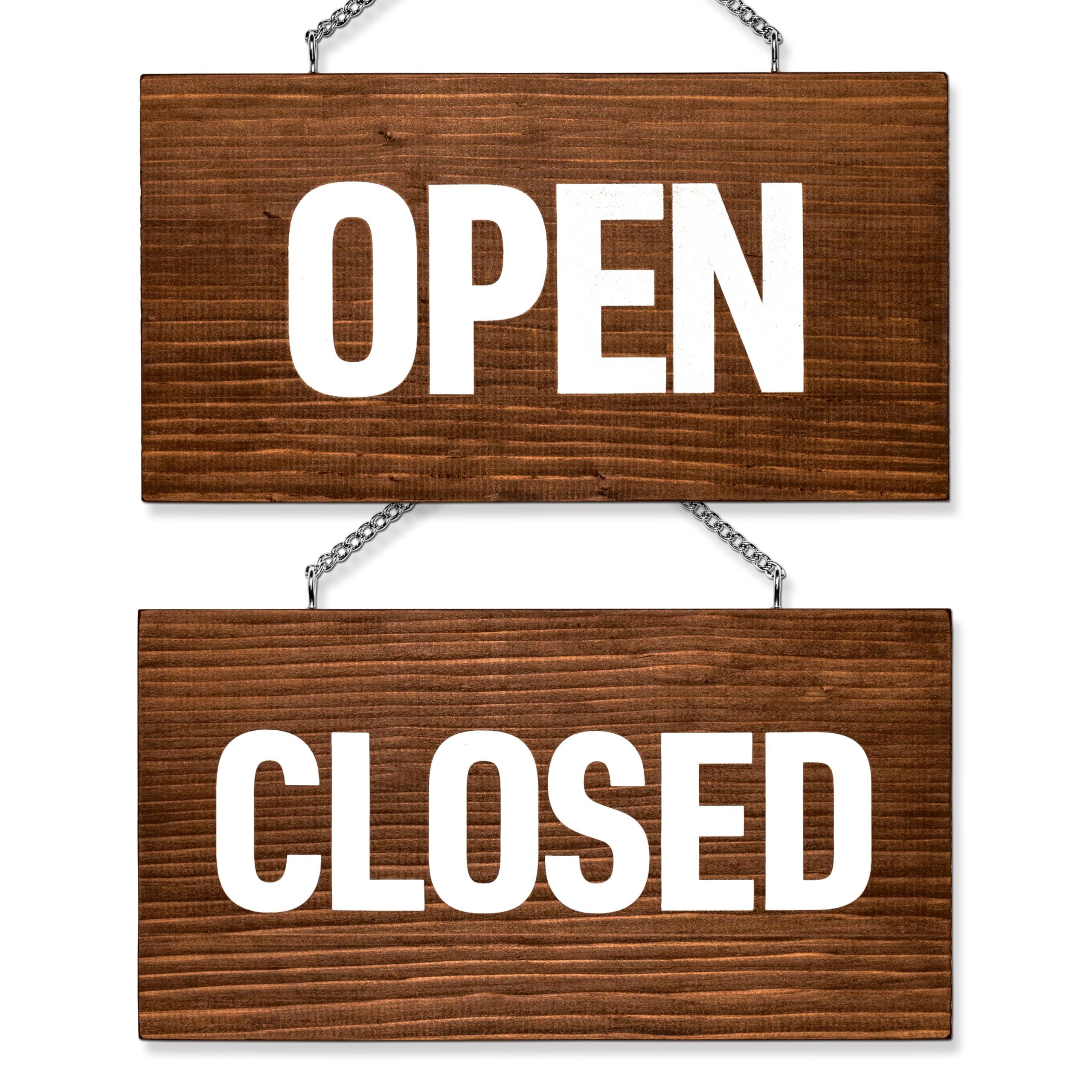 Amazon | two-face オープン クローズ 看板 OPEN CLOSED 木製 国産杉